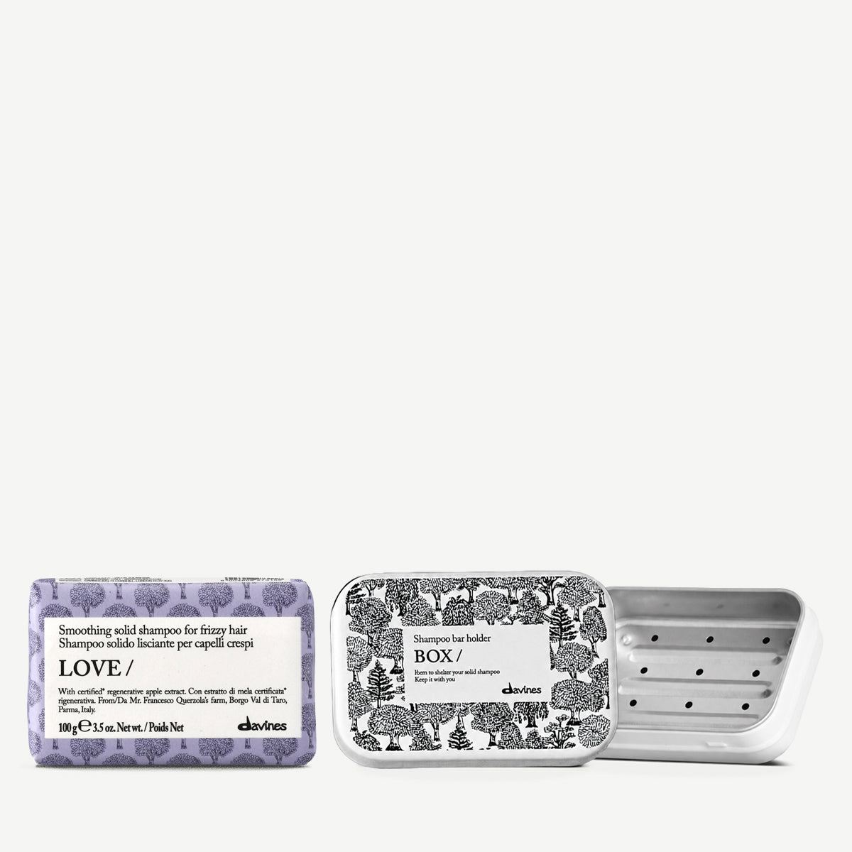 LOVE SMOOTHING Shampoo Bar + Case 1 2 pz.Davines