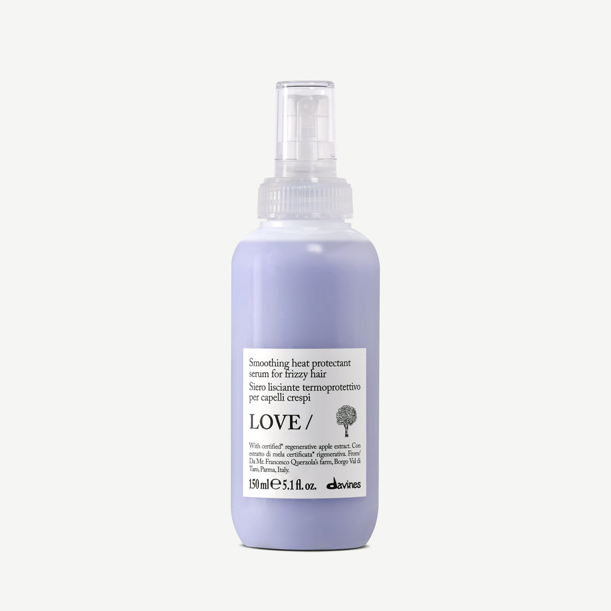 Davines Germany LOVE SMOOTHING Serum - Glättendes Serum mit Hitzeschutz für zu Frizz neigendes Haar