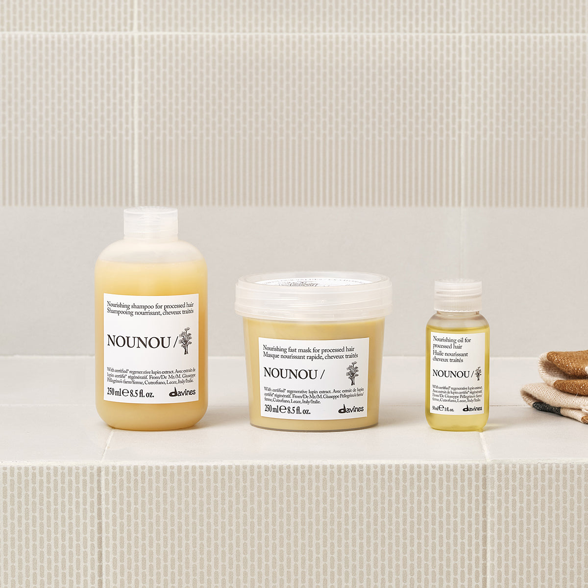 Davines Germany NOUNOU Mask - Nährende, schnell wirkende Maske für chemisch behandeltes Haar