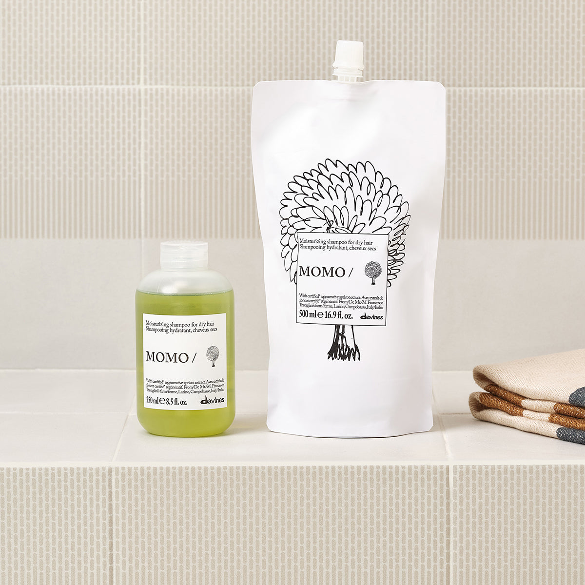 Davines Germany MOMO Shampoo - Feuchtigkeitsspendendes Shampoo für trockenes Haar