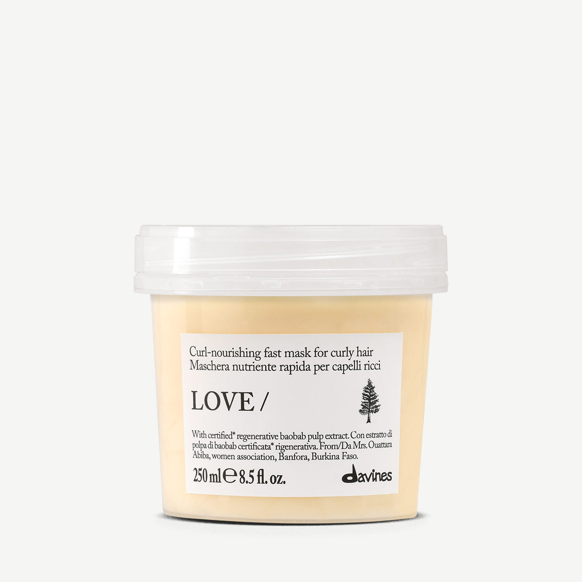 Davines Germany LOVE CURL Mask - Schnell wirkende, lockenverstärkende Pflegemaske für lockiges Haar