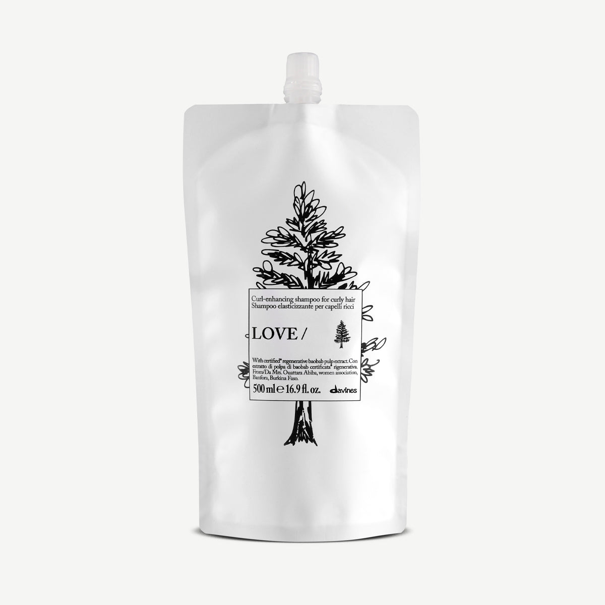LOVE CURL Shampoo Refill 1 500 mlDavines