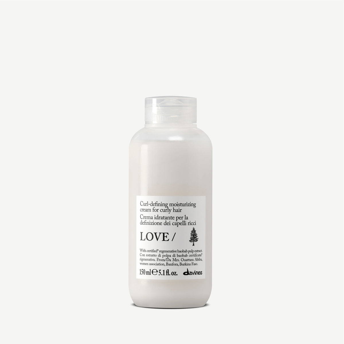 Davines Germany LOVE CURL Cream - Lockendefinierende Feuchtigkeitscreme für welliges oder lockiges Haar