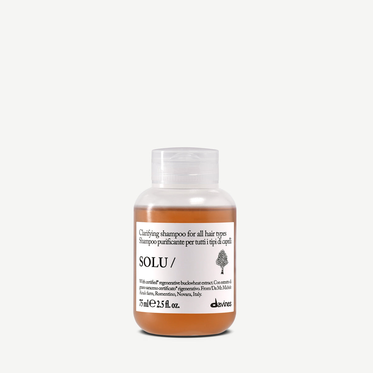 Davines Germany SOLU Shampoo - Tiefenreinigendes Shampoo für alle Haartypen