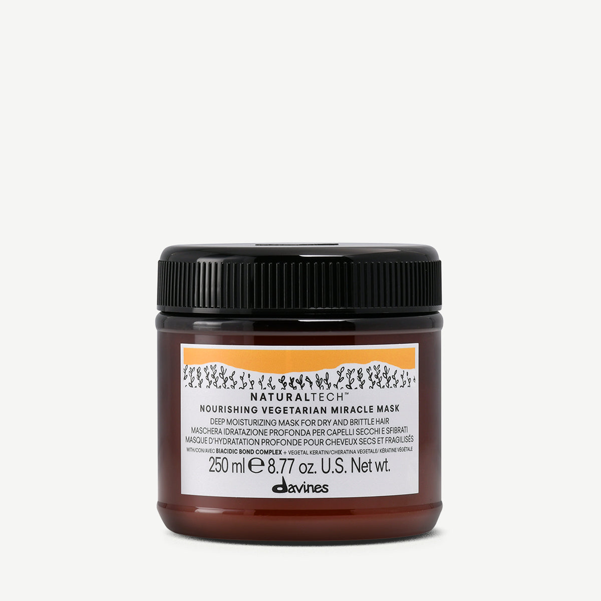 Davines Germany NOURISHING Vegetarian Miracle Mask - Extra feuchtigkeitsspendende Haarmaske für trockenes und brüchiges Haar