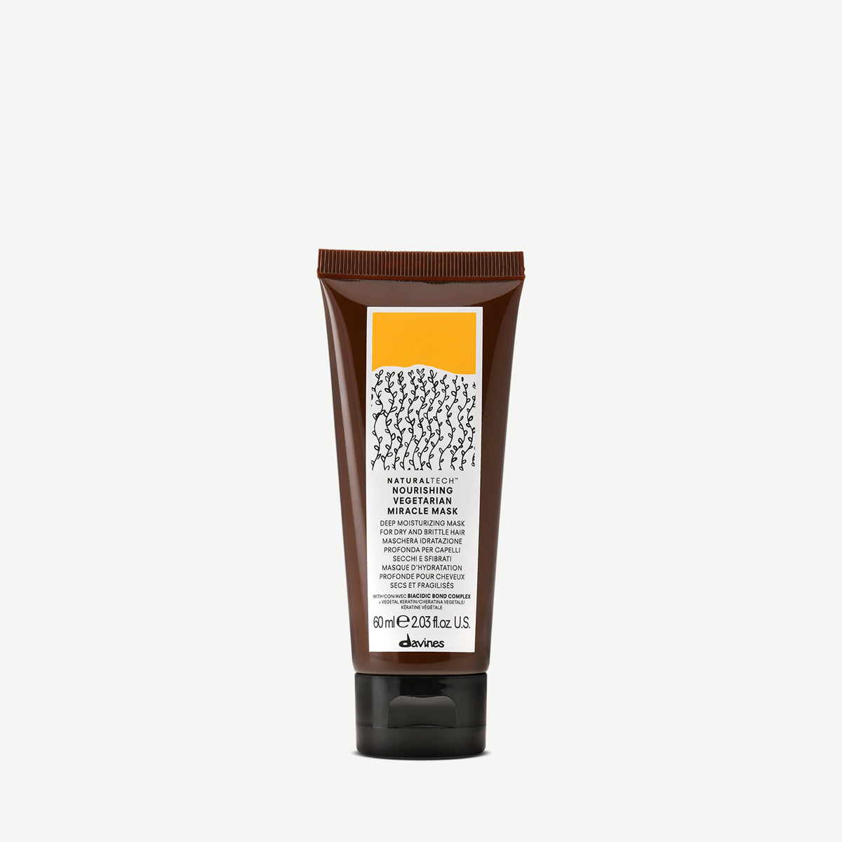 Davines Germany NOURISHING Vegetarian Miracle Mask - Extra feuchtigkeitsspendende Haarmaske für trockenes und brüchiges Haar