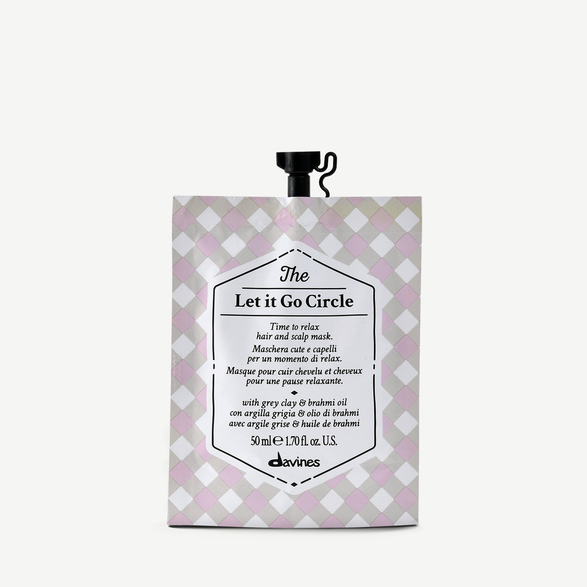 Davines Germany The Let It Go Circle - Feuchtigkeitsspendende und geschmeidig machende Haarmaske für die Kopfhaut und Haare, welche eine Auszeit benötigen