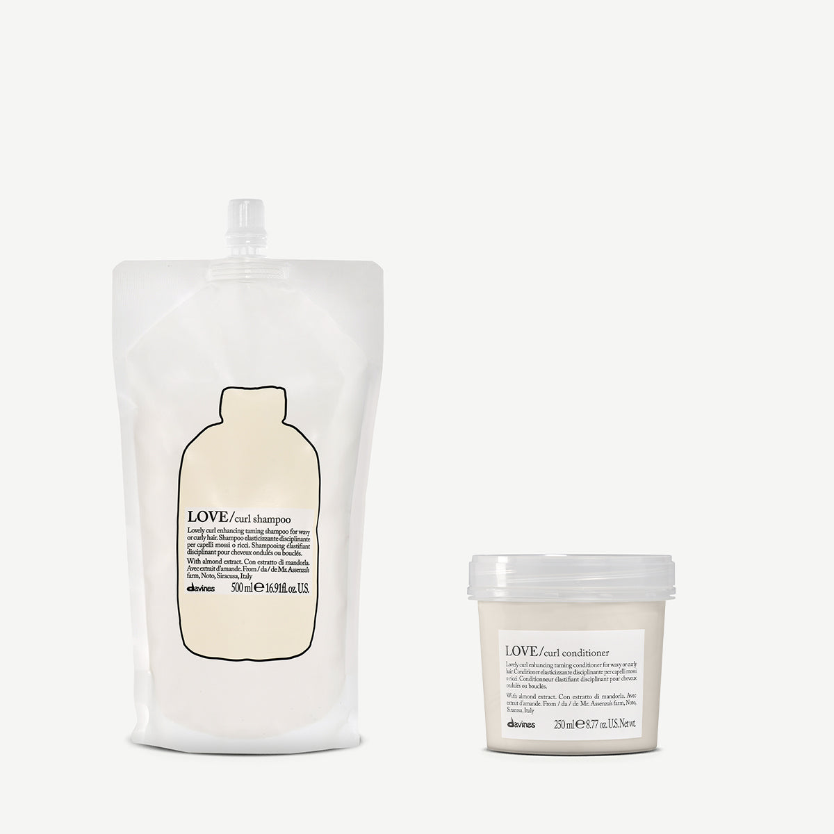 LOVE CURL Shampoo Refill & Conditioner 1 2 pz.Davines