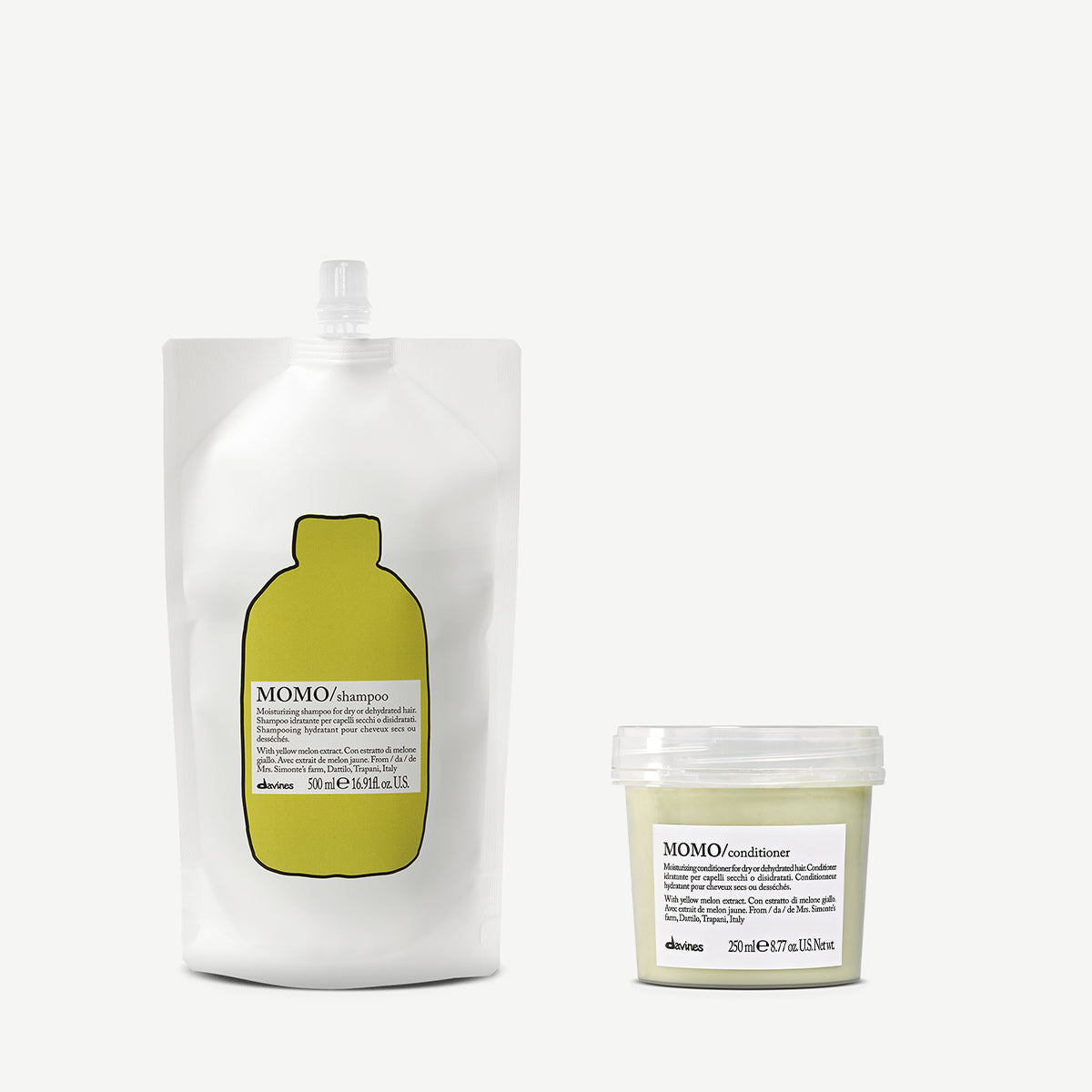 MOMO Shampoo Refill & Conditioner 1 2 pz.Davines