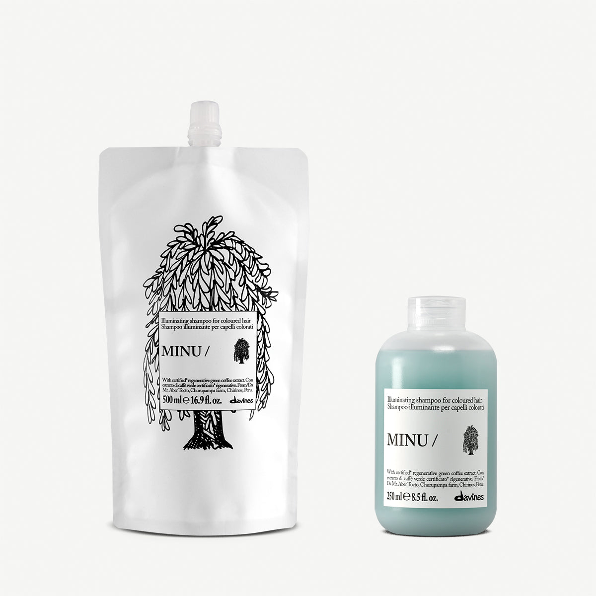 Davines Germany MINU Shampoo & Refill - Leuchtkraft verleihendes Shampoo für coloriertes Haar
