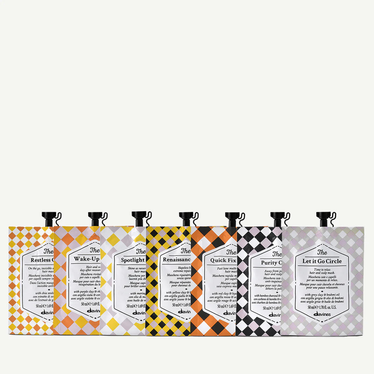 7 Tage 7 Masken 1 7 pz.Davines