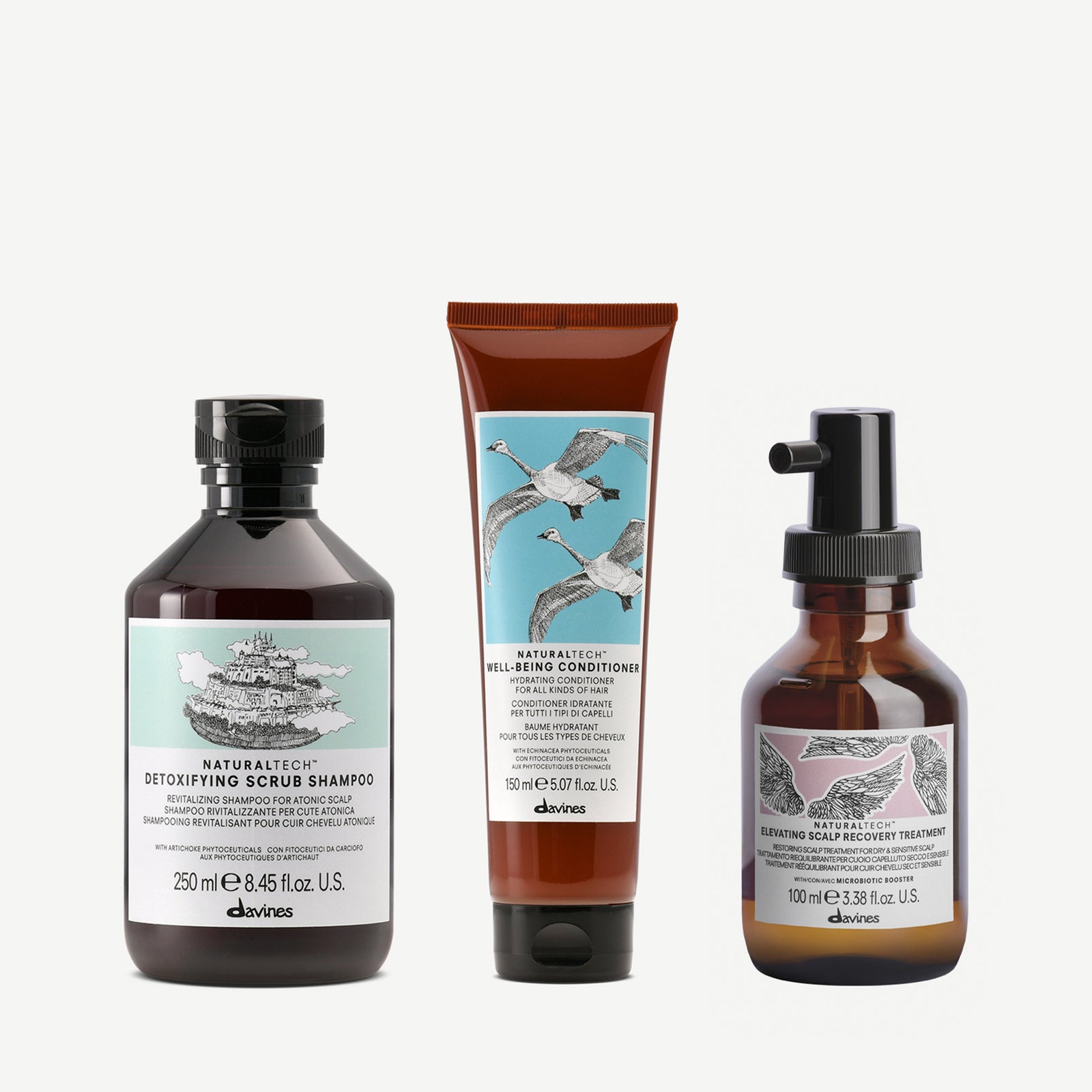 DETOXIFYING Revitalizing Routine 1 3 pz.Davines