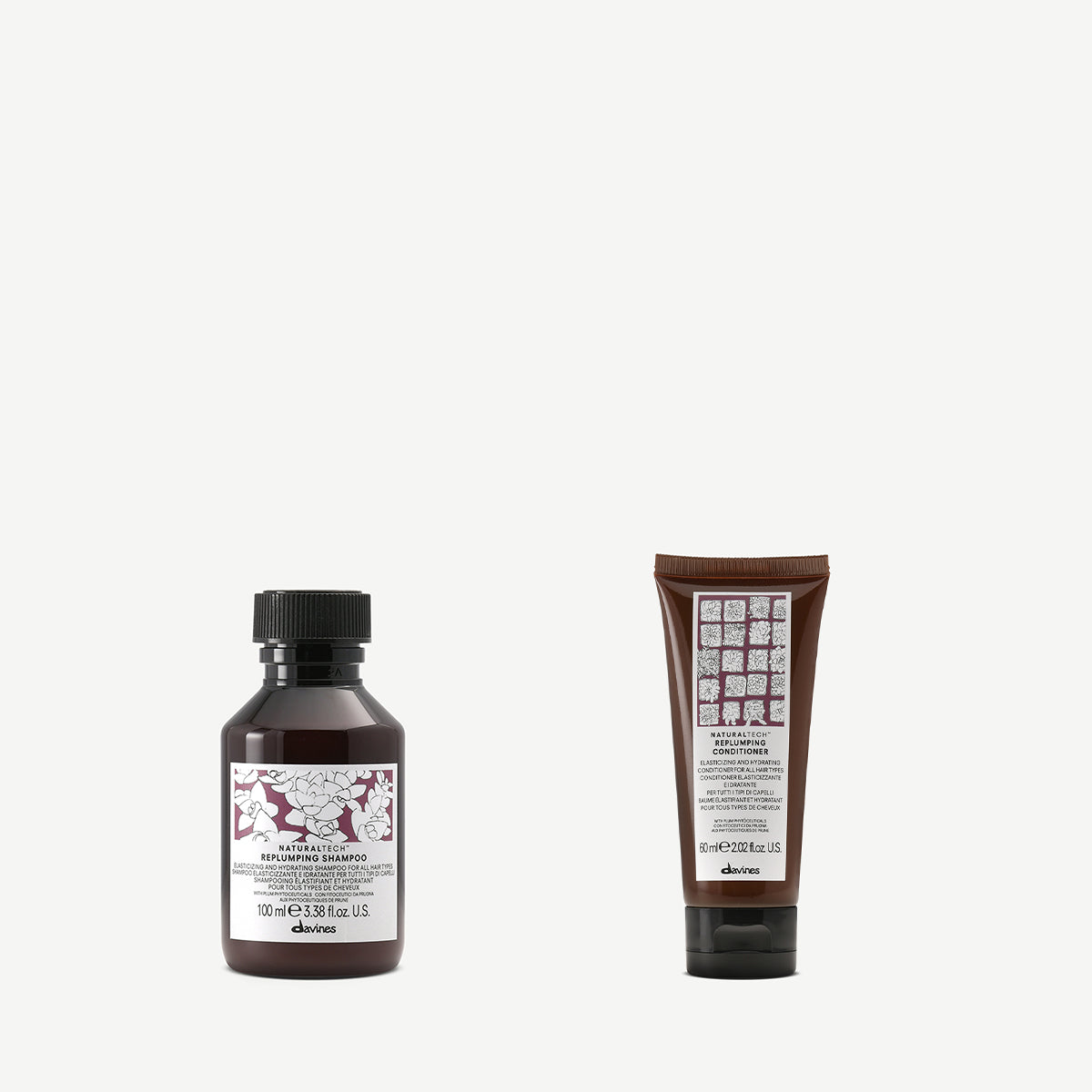 REPLUMPING Reiseduo 1 2 pz.Davines