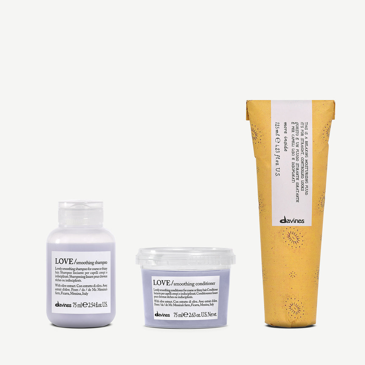 First Hair Kit „Glattes Haar" 1 3 pz.Davines
