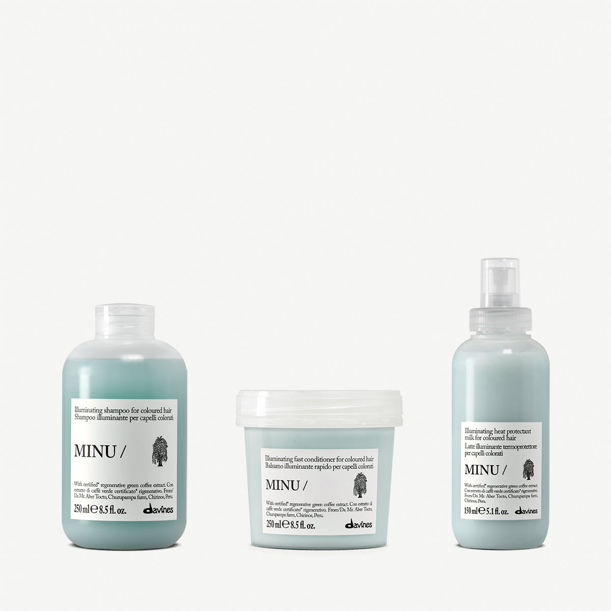 Davines Germany MINU Routine - Farbschützende Pflegeroutine für coloriertes Haar