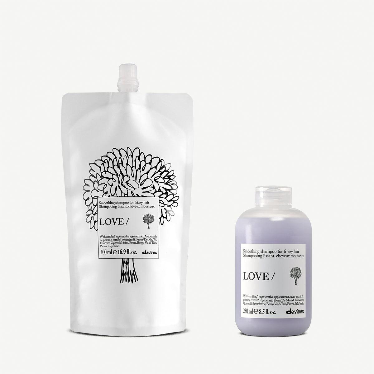 LOVE SMOOTHING Shampoo & Refill 1 2 pz.Davines