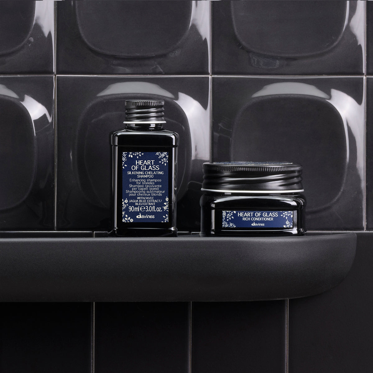 Davines Germany Heart of Glass Silkening Chelating Shampoo - Pflegendes Shampoo für natürliches und behandeltes Blond