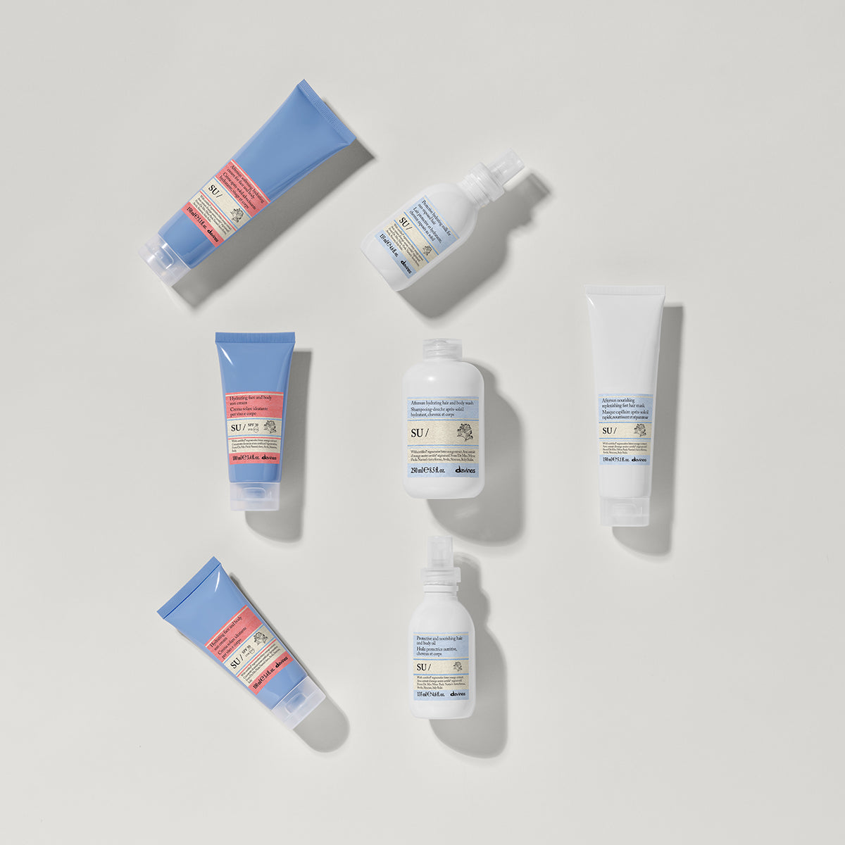 Davines Germany SU Aftersun - Feuchtigkeitsspendende Aftersun Creme für Gesicht und Körper