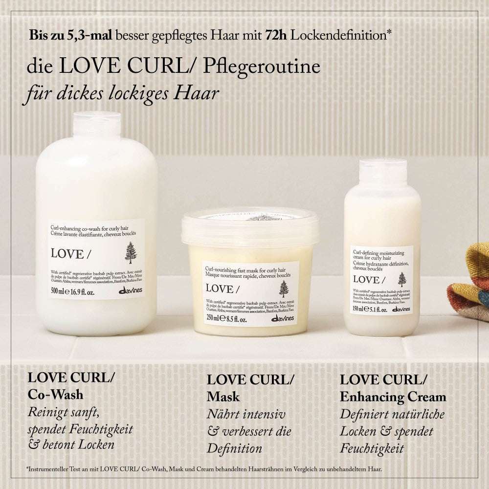 Davines Germany Thick Curls Routine - Pflegeroutine für dickes, krauses oder stark lockiges Haar