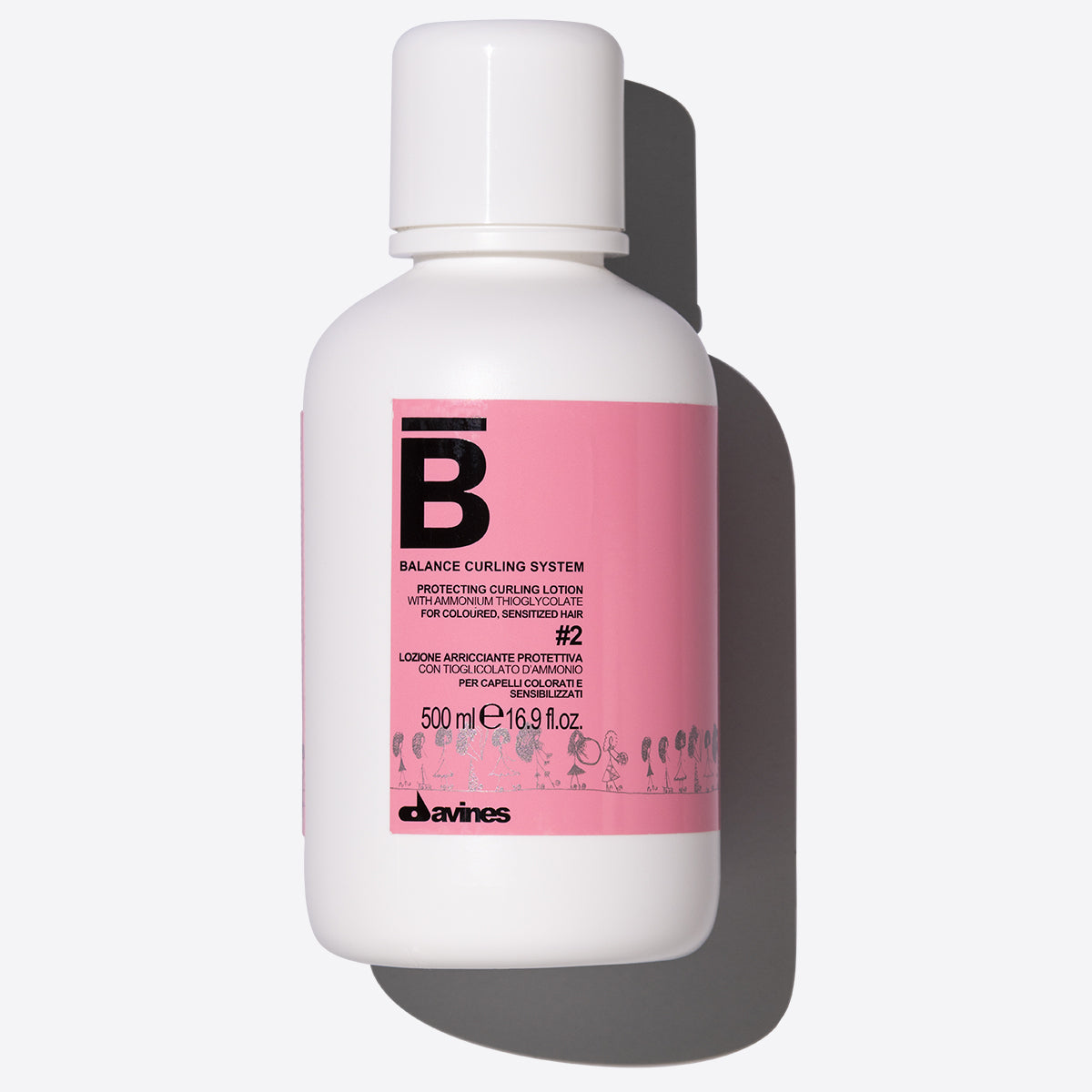 Protecting Curling Lotion 2 Lockenpflegende und schützende Lotion für coloriertes und sensibilisiertes Haar 500 ml Davines