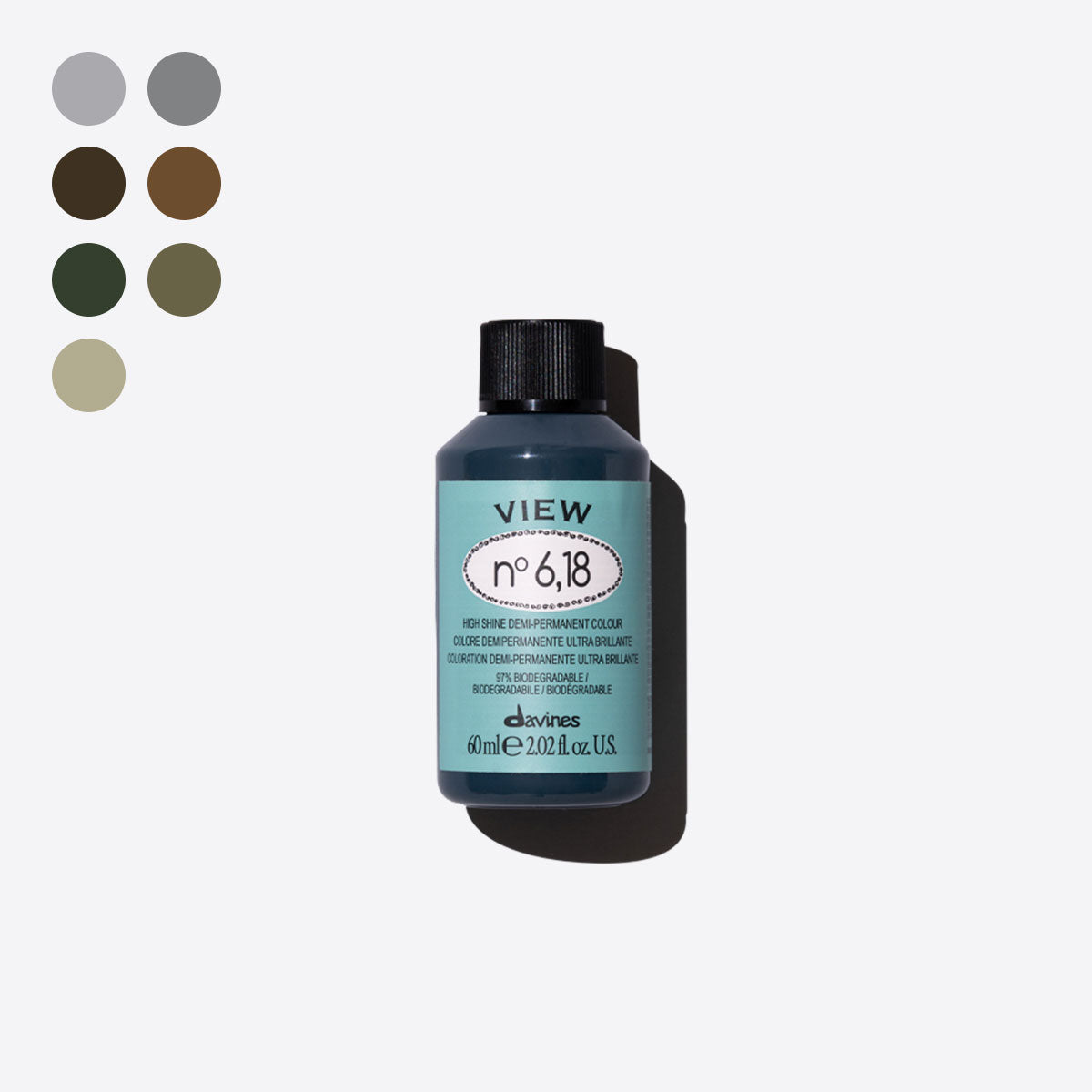 ,1 Ash Demi-permanente Farbe mit ultrastarkem Glanz 0 pz. Davines