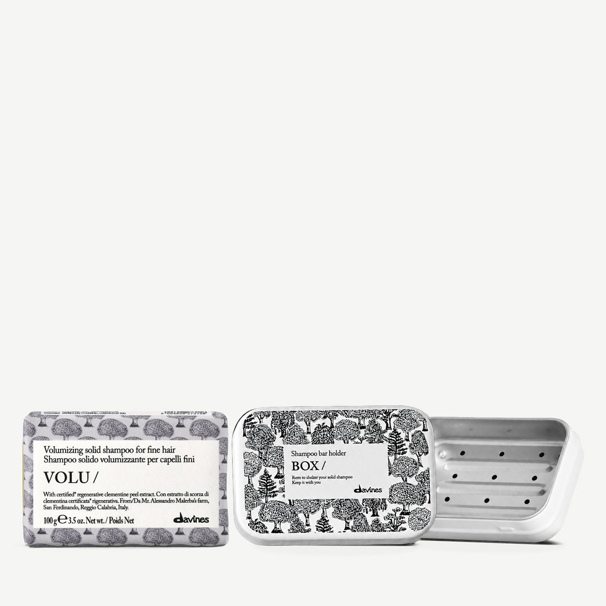 VOLU Shampoo Bar + Case 1  2 pz.Davines
