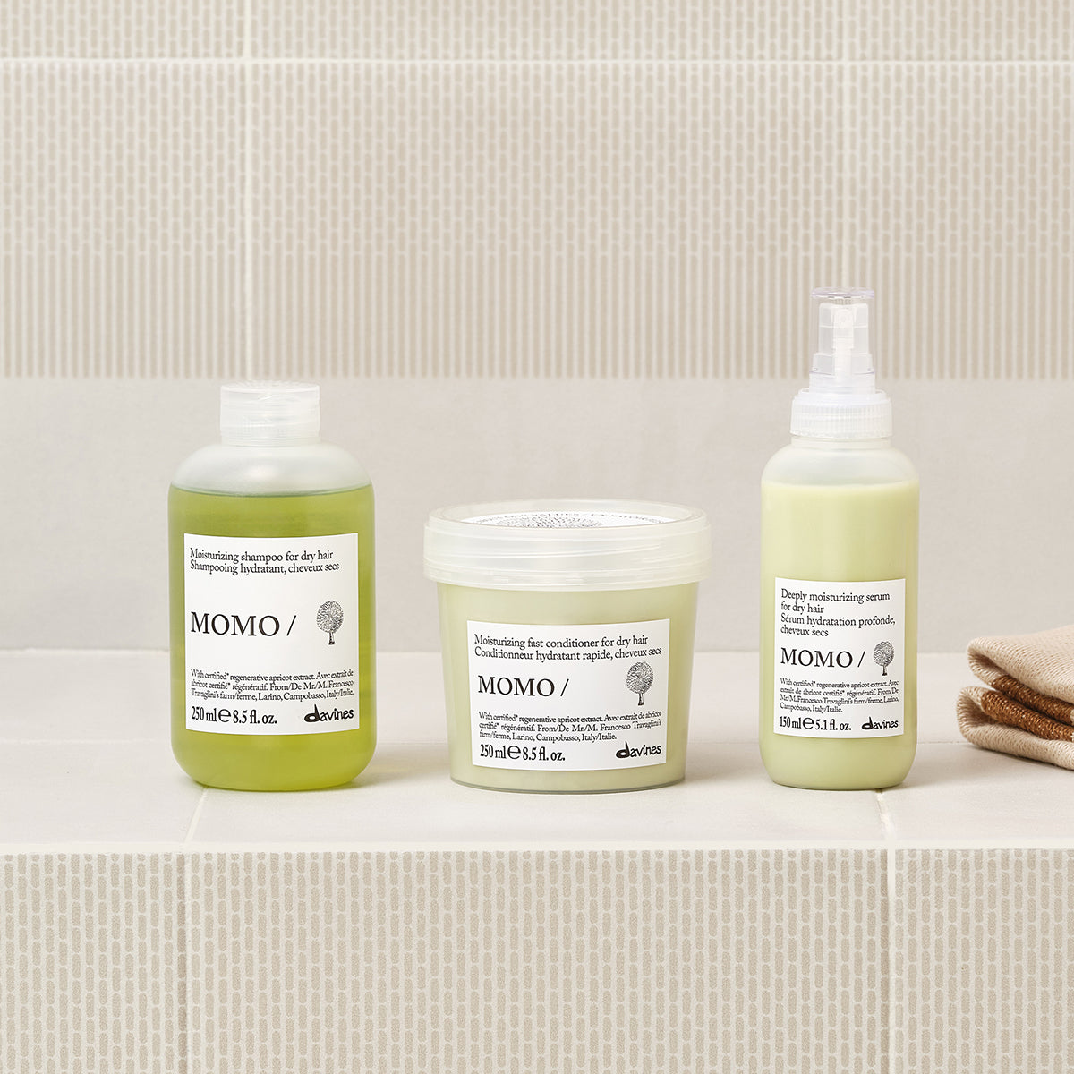 
Davines Germany MOMO Shampoo - Feuchtigkeitsspendendes Shampoo für trockenes Haar