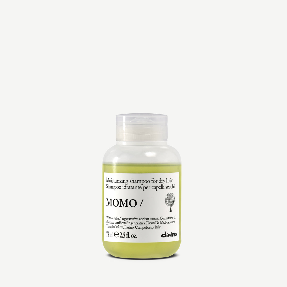 
Davines Germany MOMO Shampoo - Feuchtigkeitsspendendes Shampoo für trockenes Haar