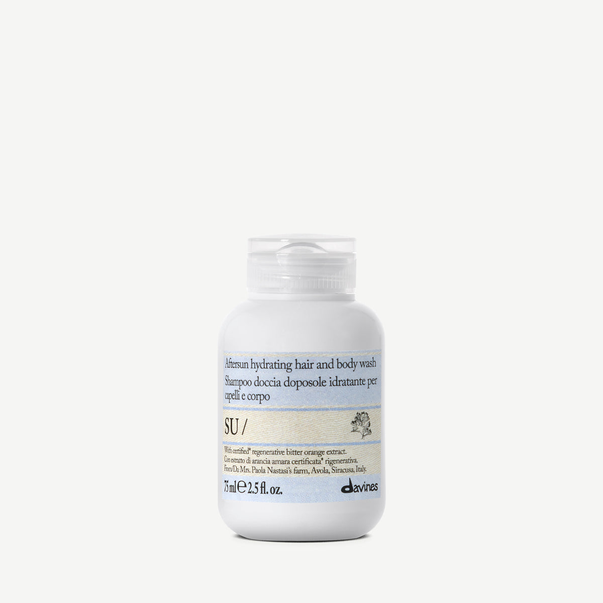 
Davines Germany SU Hair &amp; Body Wash - Feuchtigkeitsspendendes Aftersun Shampoo für Haut und Haar
