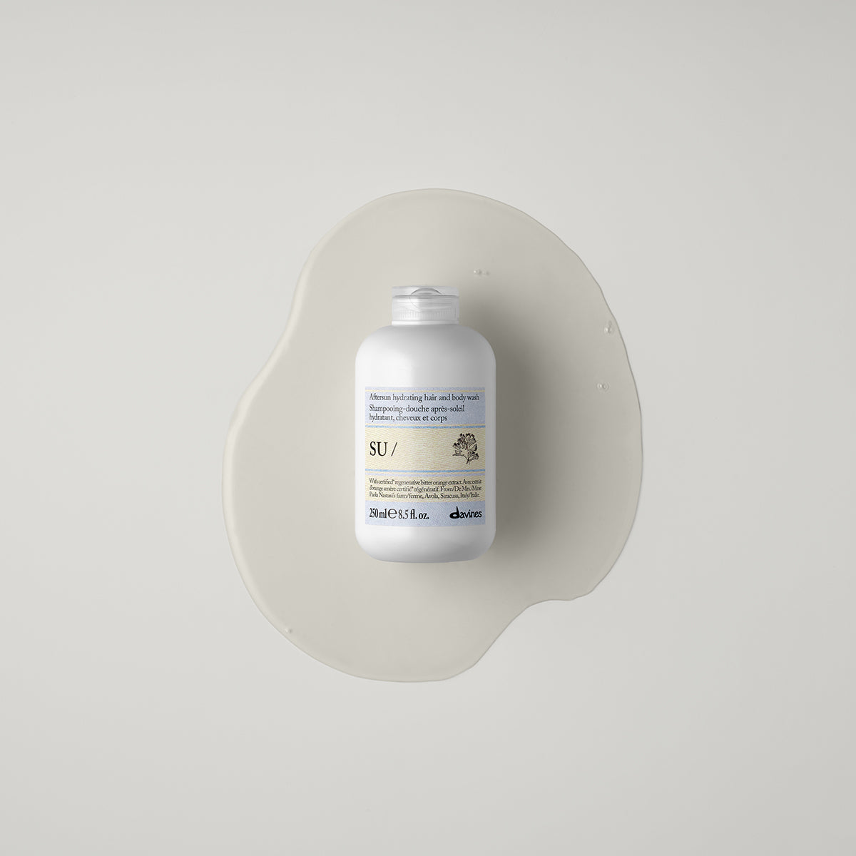 
Davines Germany SU Hair &amp; Body Wash - Feuchtigkeitsspendendes Aftersun Shampoo für Haut und Haar