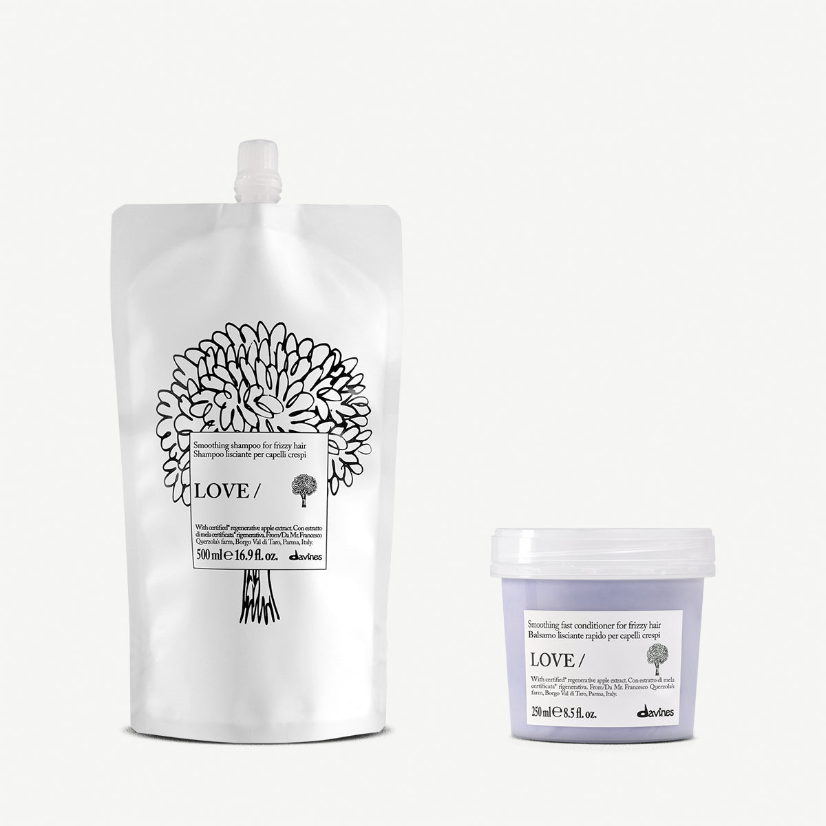 LOVE SMOOTHING Shampoo Refill &amp; Conditioner 1  2 pz.Davines
