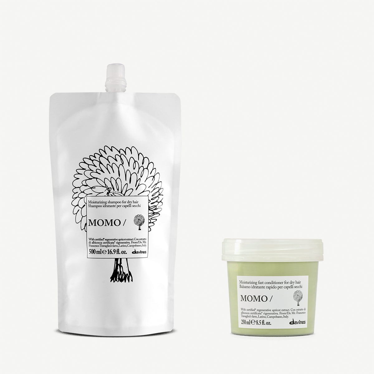MOMO Shampoo Refill &amp; Conditioner 1  2 pz.Davines
