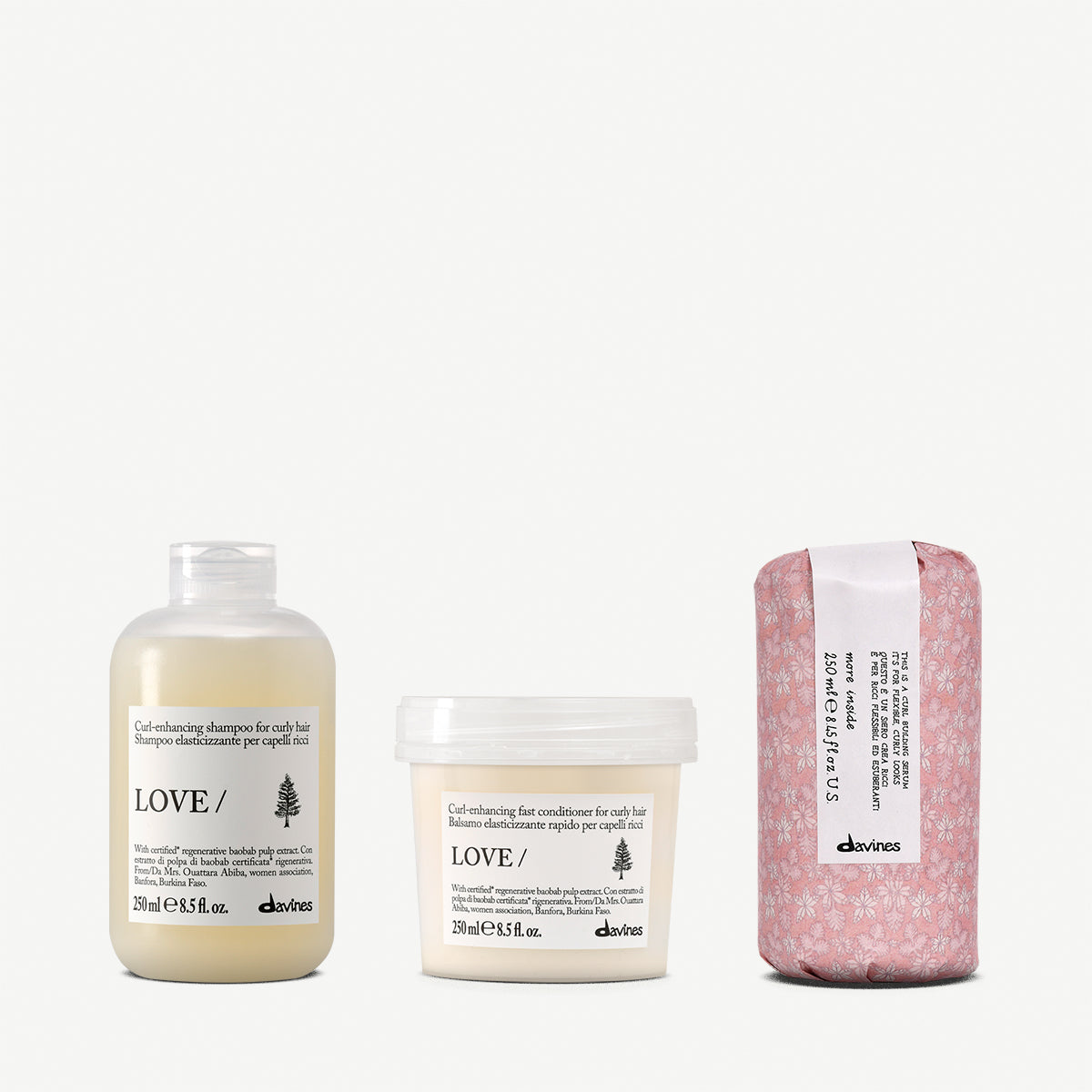 Flawless Curls Routine 1  3 pz.Davines
