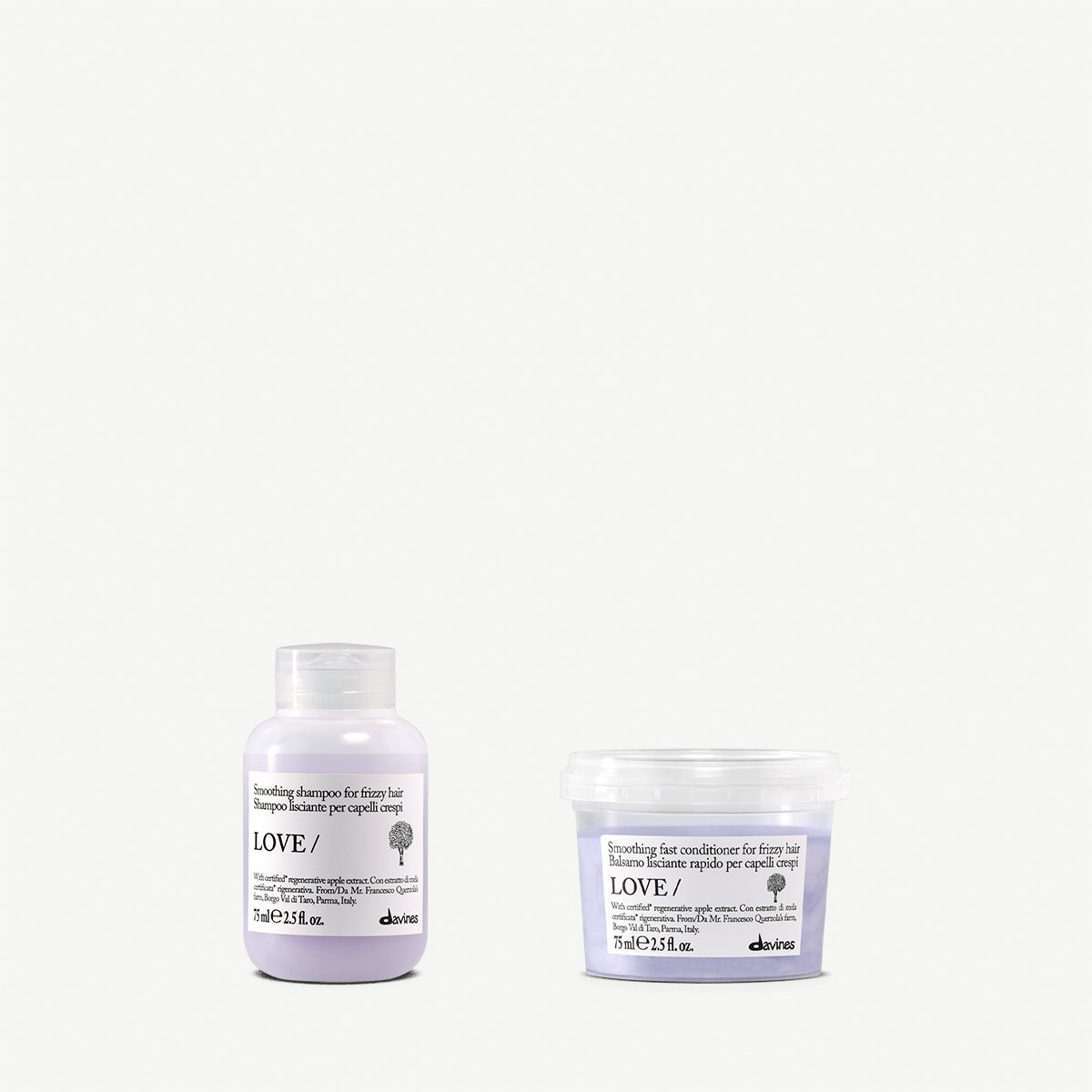 LOVE SMOOTHING Reiseduo 1  2 pz.Davines
